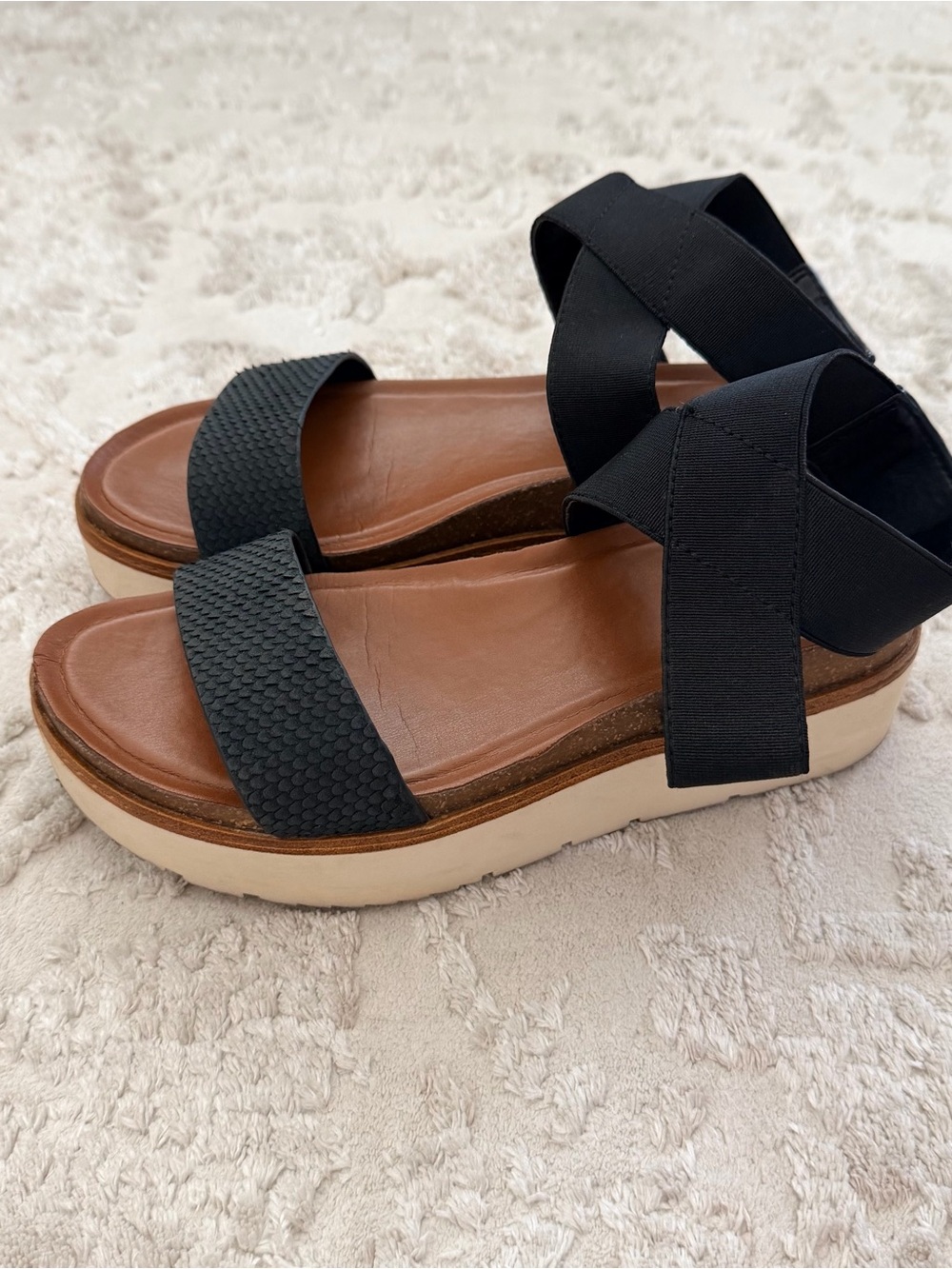 Franco Sarto platform sandals size 6